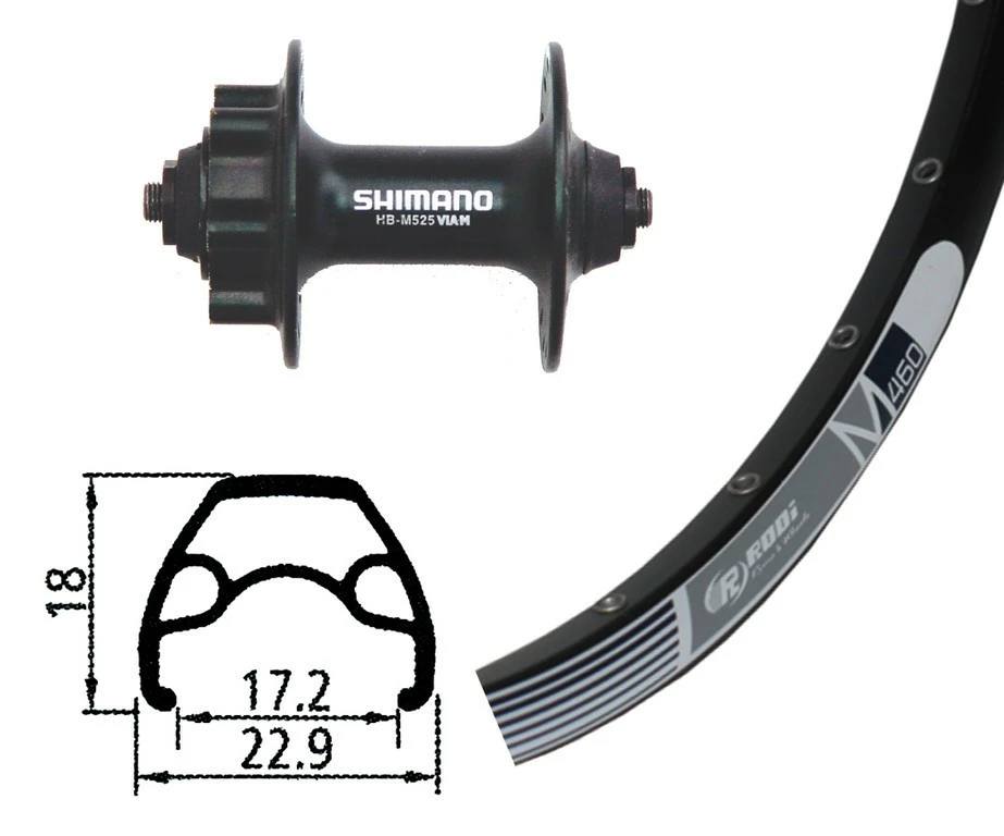 Forhjul Rodi M 460 Sort 3 Forhjul Rodi M 460 Sort