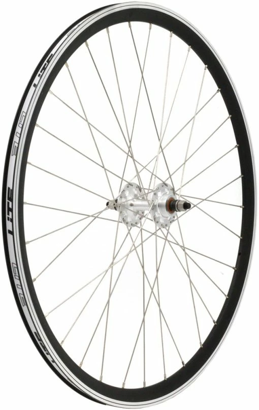 Baghjul Lite 700c Sort/sølv Med Flip Flop Nav -Miche Salg Baghjul Lite 700c sortsoelv med Flip 1647349866