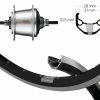 Baghjul Med 7 Gear Shimano - Rullebremse - 26" -Miche Salg Baghjul med 7 gear shimano Rullebr 1621340748