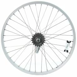 Cavo 20" Baghjul Med Fodbremse Og 19T Gearhjul Sølv