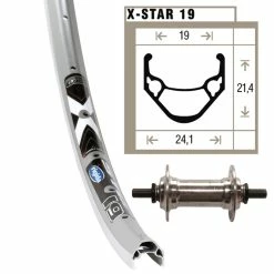 Forhjul 24" Rigida X-Star 19