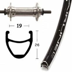 Forhjul Vuelta Airliner På Miche Nav 700C