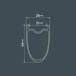 Shimano C46 Forhjul Til Skivebremser 9 Shimano C46 Forhjul Til Skivebremser -Miche Salg Shimano C46 Forhjul til Skivebremser 1656570091 03