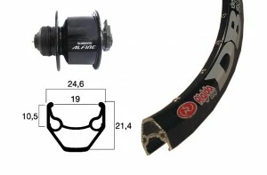 28" Forhjul Med Shimano Alfine Dynamo Nav 3 28" Forhjul Med Shimano Alfine Dynamo Nav