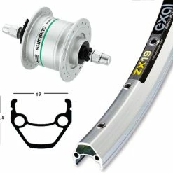 Shimano Forhjul 700C Dynamo DH3N20