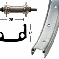 Forhjul 24 X 1.9 (507-25)