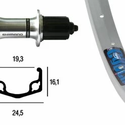Rigida Baghjul 26" Til Kassette 8 Og 9 Speed
