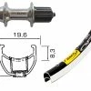 Mavic Open Pro Sort Baghjul Shimano 105 Nav -Miche Salg mavicopenproisortbaghjul30 6