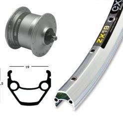 Forhjul Med Shimano 3N30 Dynamo Nav 26"